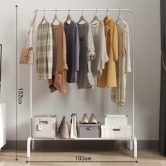   BeComfort CR006-105 Umeraș pentru haine cu suport pentru pantofi 152 x 43 x 105 cm