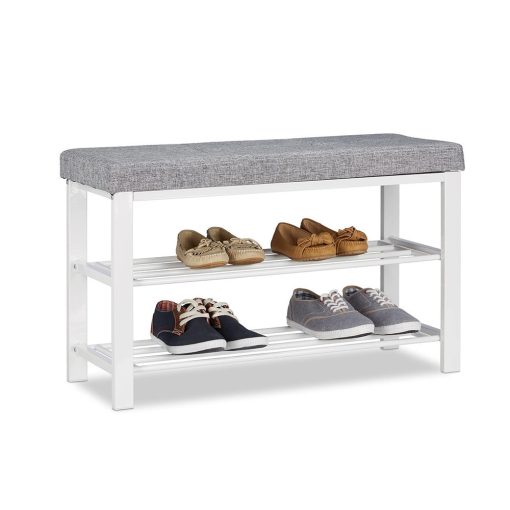 Cipősszekrény 80 x 33 x 50 cm fehér CS06-80