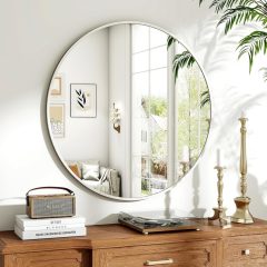 Kör alakú tükör 60cm fehér FUR-1712-2