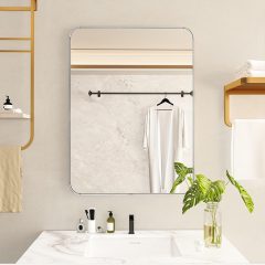 Fürdőszobai tükör 60x80 cm fehér FUR-1714-2