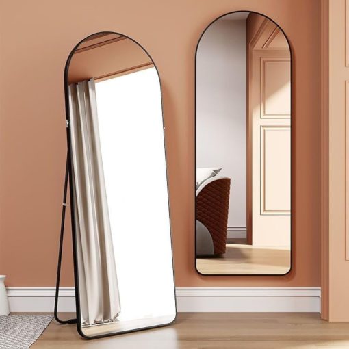 Álló tükör 155 x 45 cm fekete BC FUR-1715-Black