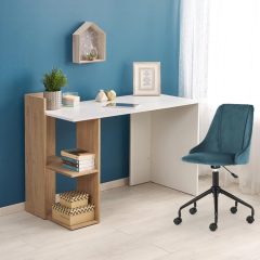 Polcos íróasztal 120x52x87,5cm fehér FUR1231-1