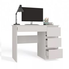 Fiókos íróasztal 98x51x76cm fehér FUR1952-2
