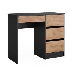 Fiókos íróasztal 90x40x75cm szürke FUR1953-1