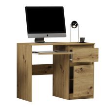 Fiókos íróasztal 90x50x77cm barna FUR1954-2