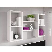 Fali polc 102x18x60cm fehér FUR1963-1