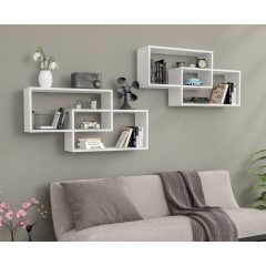 1db fali polc 104x22x45cm fehér GR-02