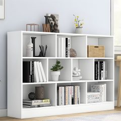   BeComfort KW5-140 könyvespolc polcos szekrény 140 x 24 x 104 cm