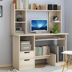   Birou cu rafturi de depozitare 120x45x131 cm stejar OT-516-tolgy