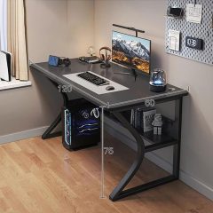   Birou gamer, masă de calitate, OTC-B1, 120 x 60 x 75 cm, negru