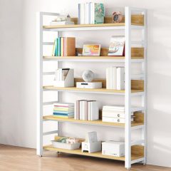   Raft de depozitare metalic 5 polițe 80x30x182cm stejar PG02-5