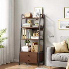   Polița de cărți cu două compartimente 40x30x150cm maro PS05-03